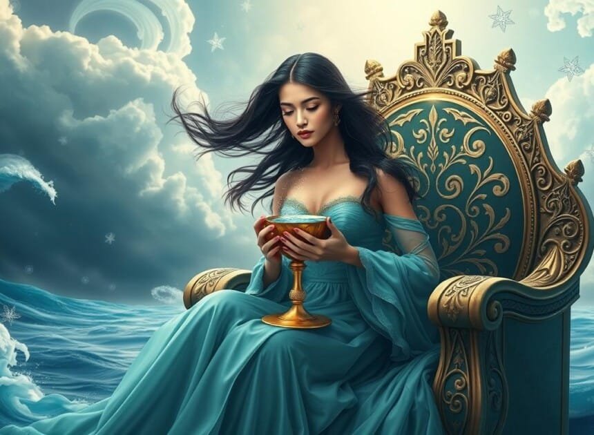 A Rainha de Copas no Tarot: Significados e interpretação