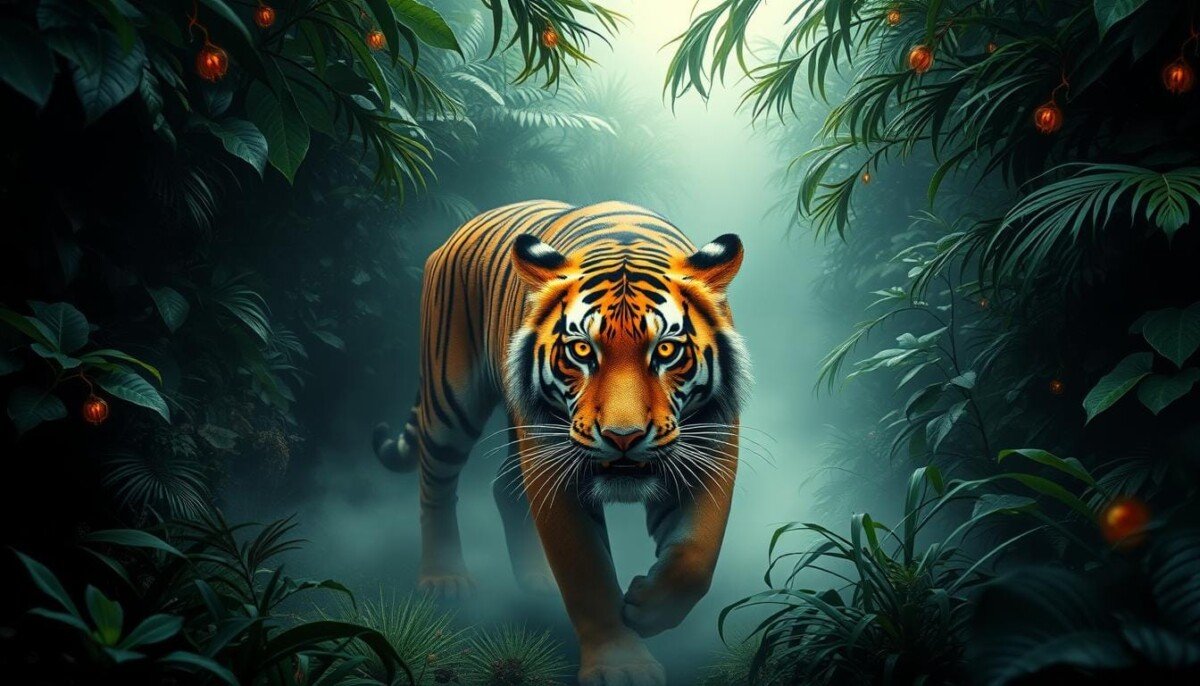 sonho com tigre feroz
