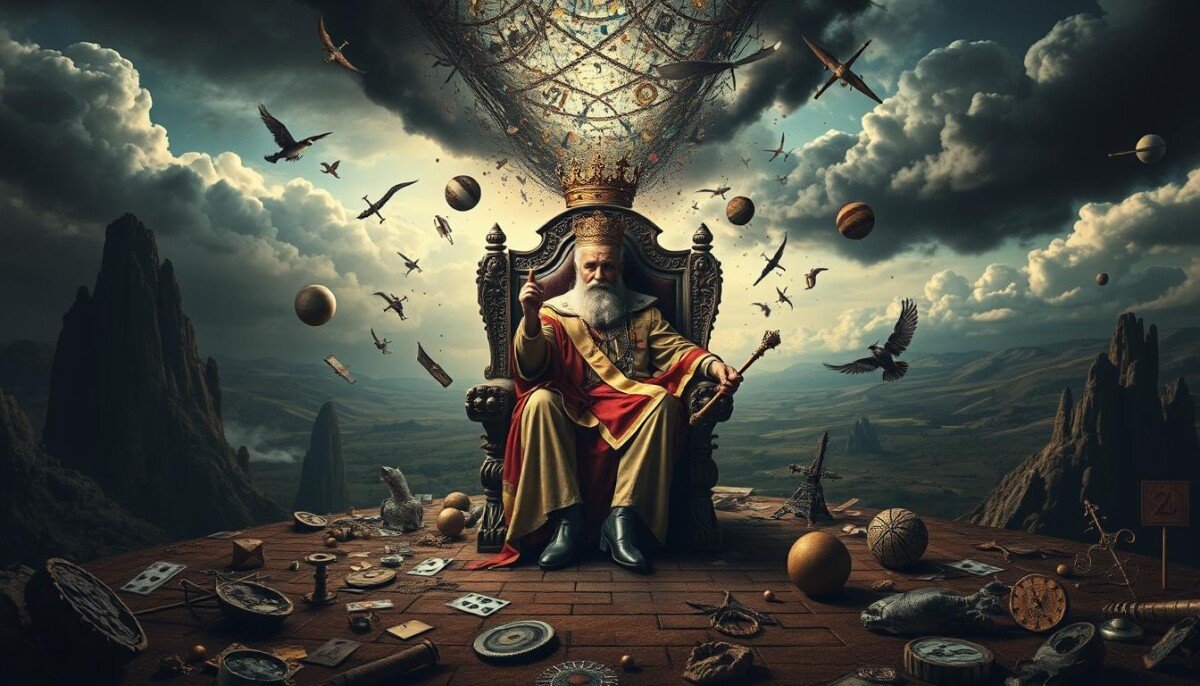 Carta O Imperador Invertida no Tarot