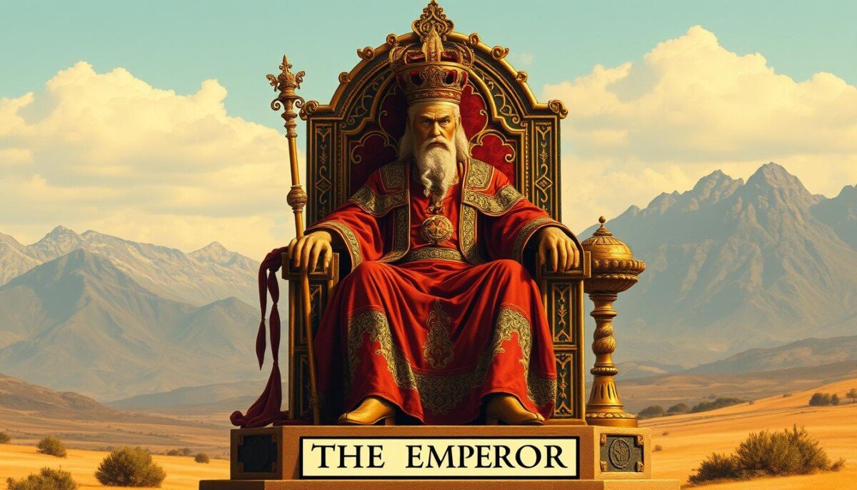 Carta O Imperador no Tarot