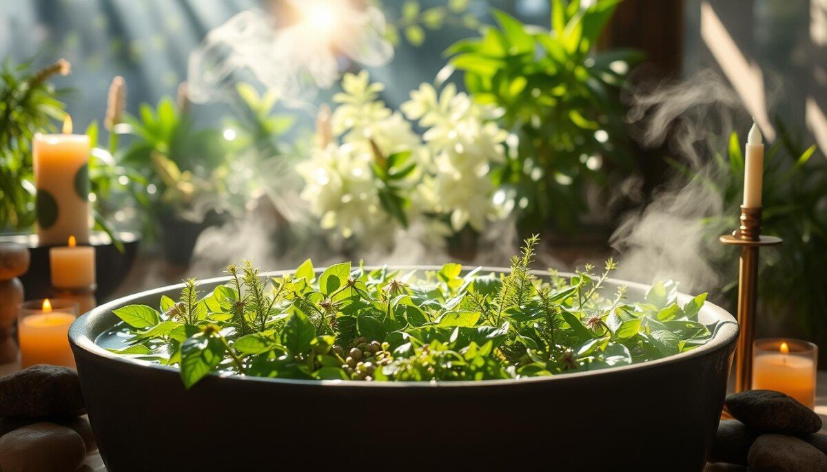 banho de ervas para energias negativas