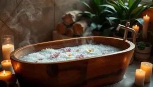 banho de sal grosso e açucar