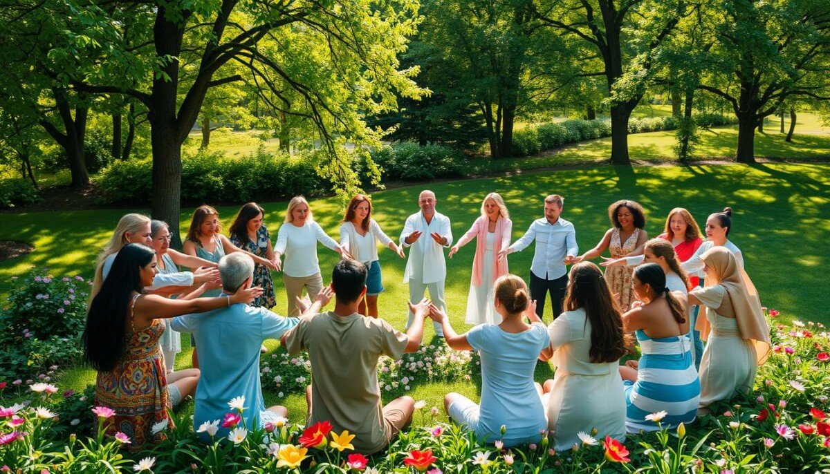 cura espiritual através da comunidade