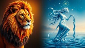 Características contrárias entre Leão e Aquário