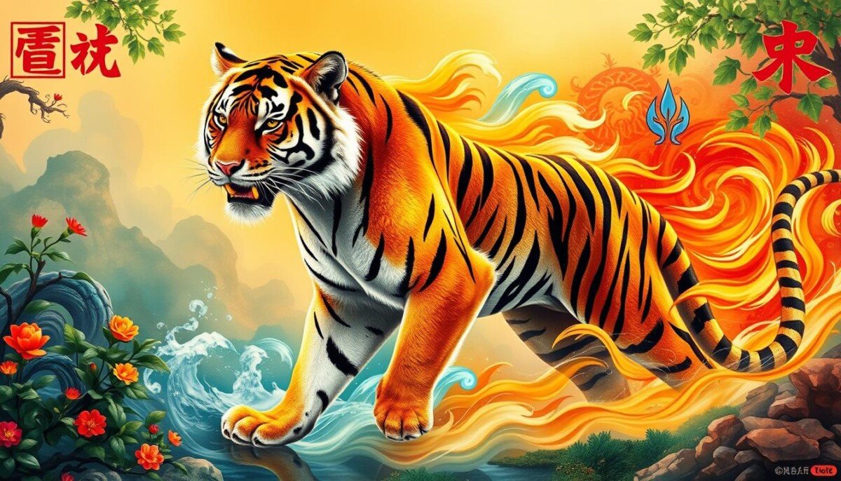 Elementos do signo do tigre
