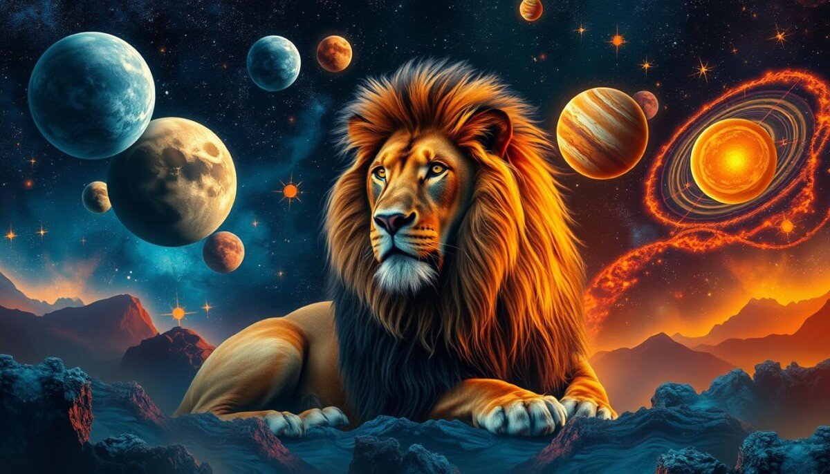 Leão e os planetas