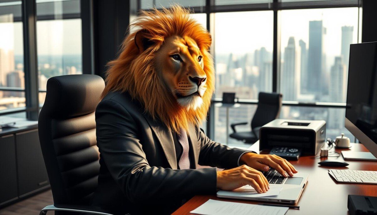 Leão no trabalho