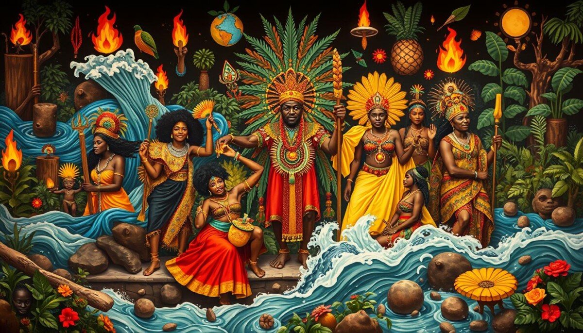 Representação dos orixás na religião afro-brasileira