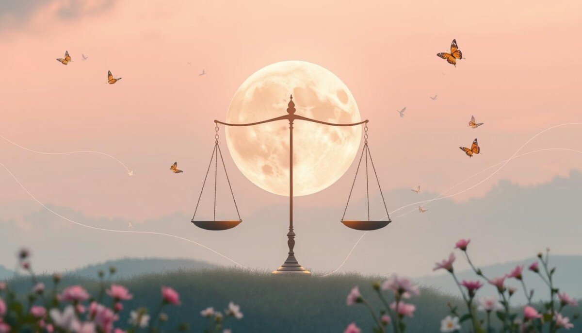 características emocionais da Lua em Libra