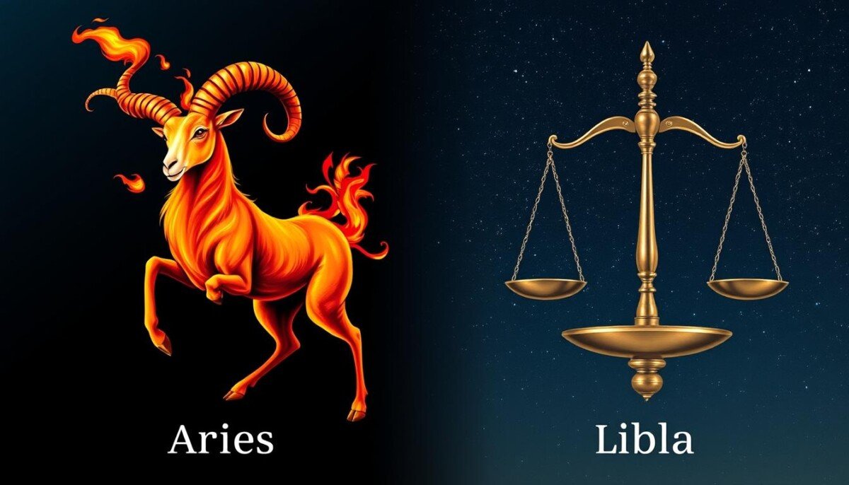 comparação entre Áries e seu oposto comparação entre Áries e seu oposto