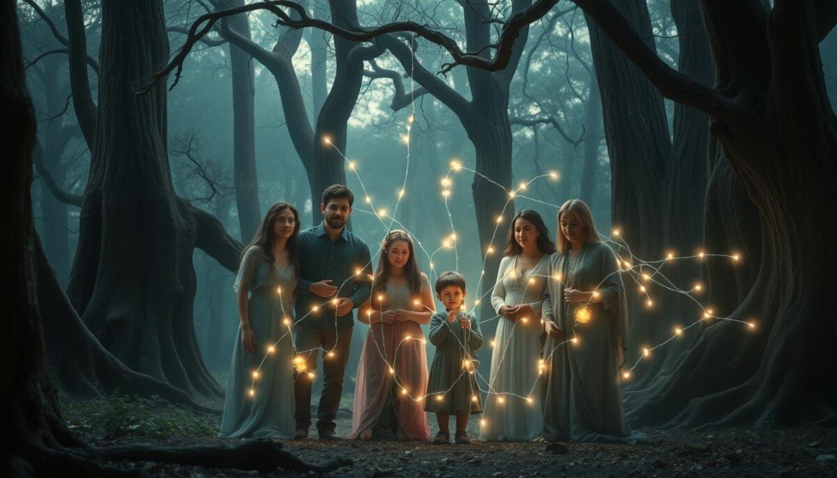 conexão espiritual na família