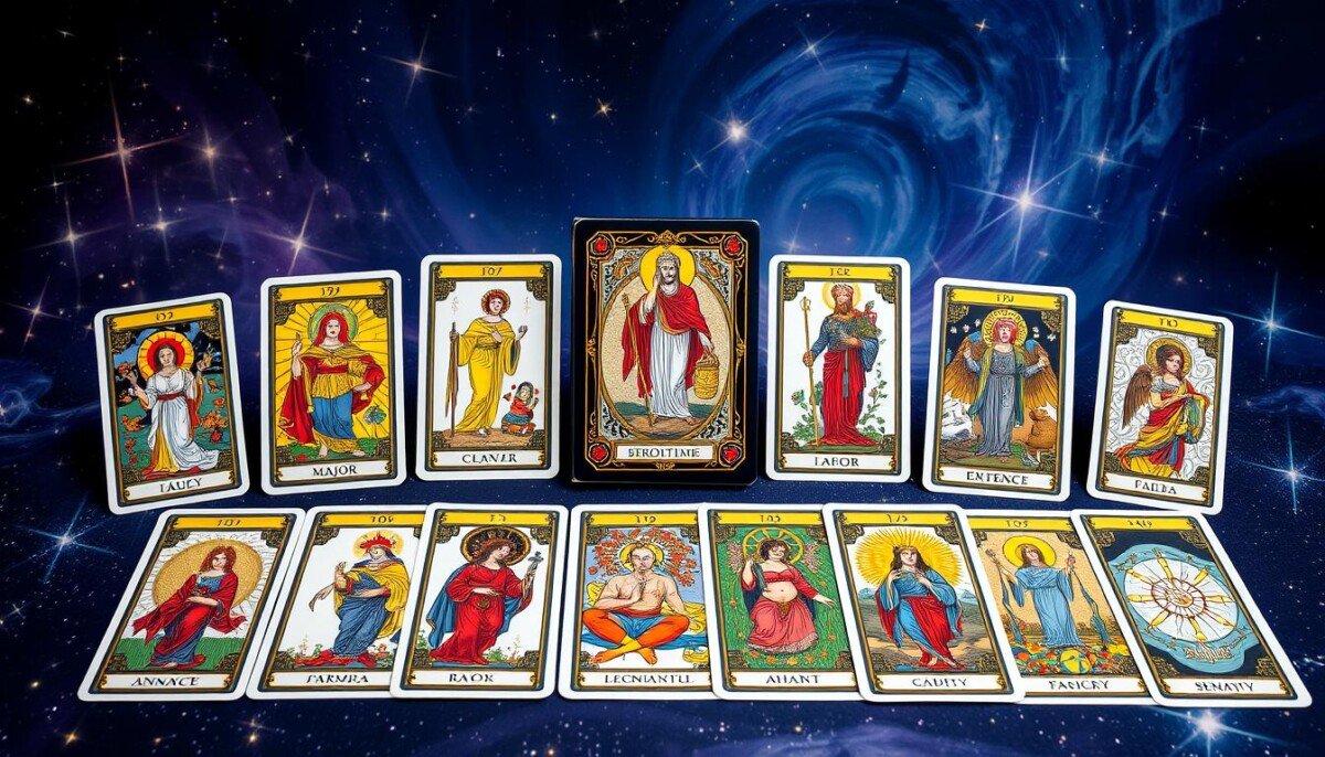 estrutura do baralho de tarot