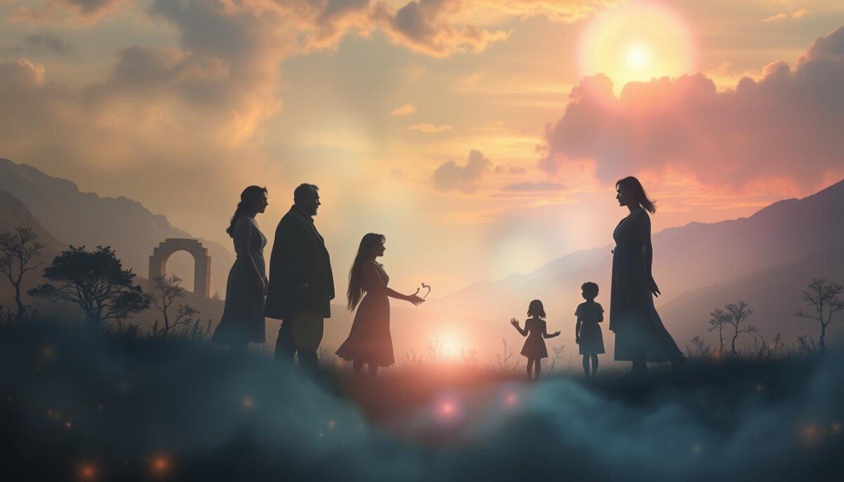 família em vidas passadas