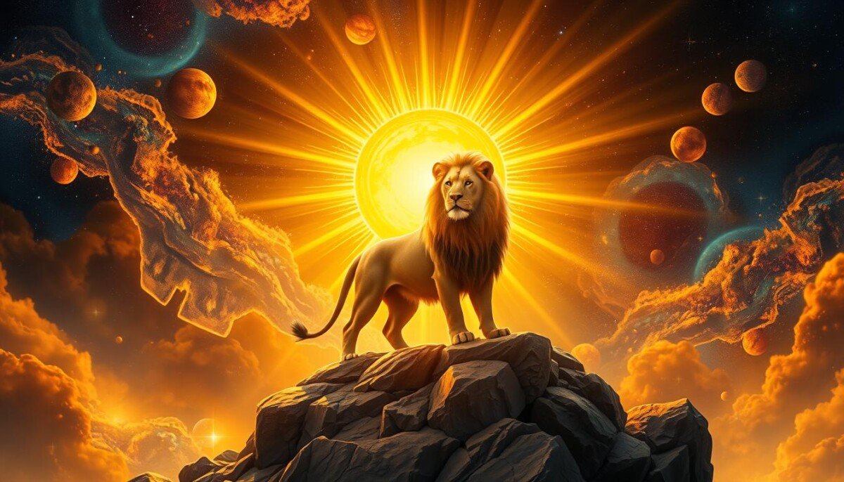 influência do sol em leão