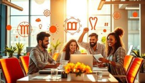 O signo mais trabalhador marte em leão no trabalho