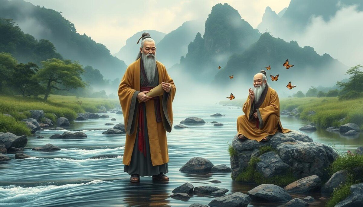 mestres taoístas Laozi e Zhuangzi mestres taoístas Laozi e Zhuangzi