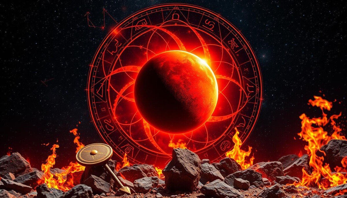 posicionamento de marte na astrologia