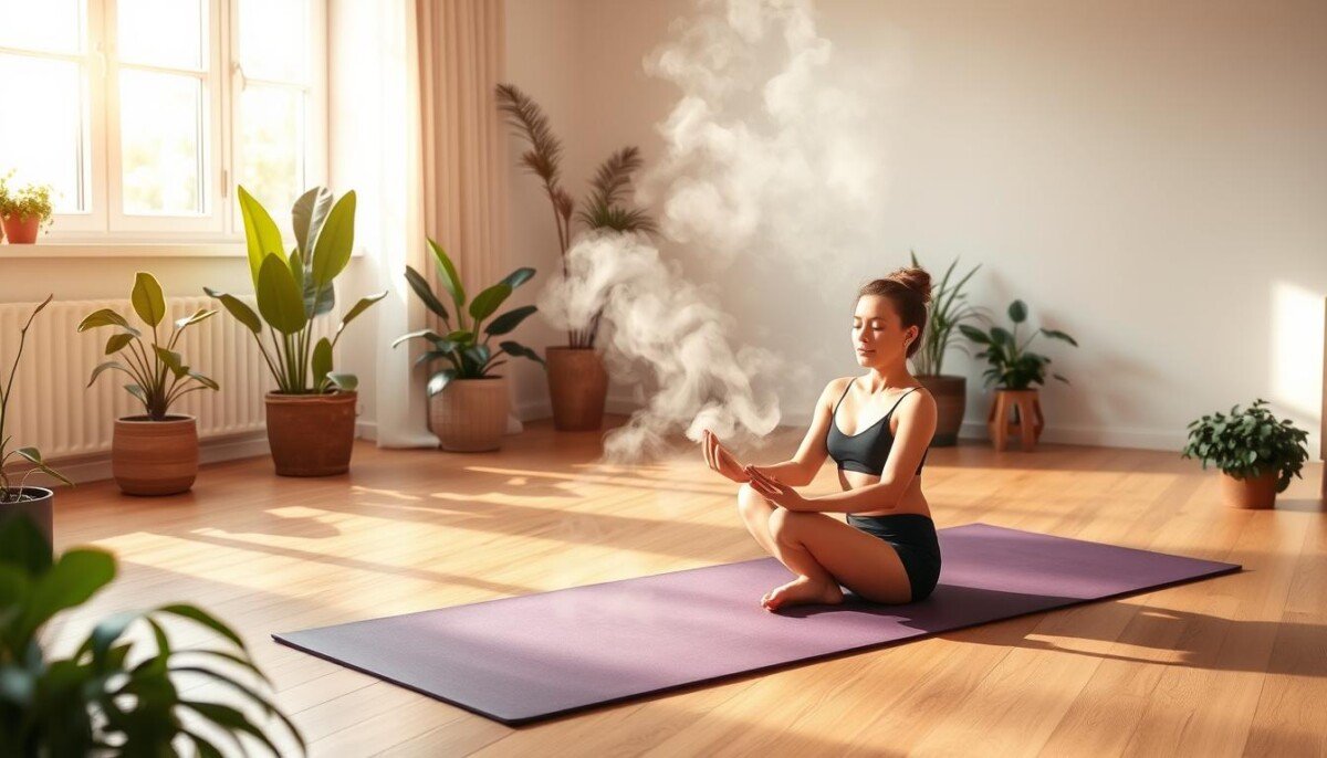 prática de hotyoga em casa