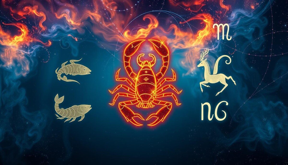 signos compatíveis no amor com Escorpião