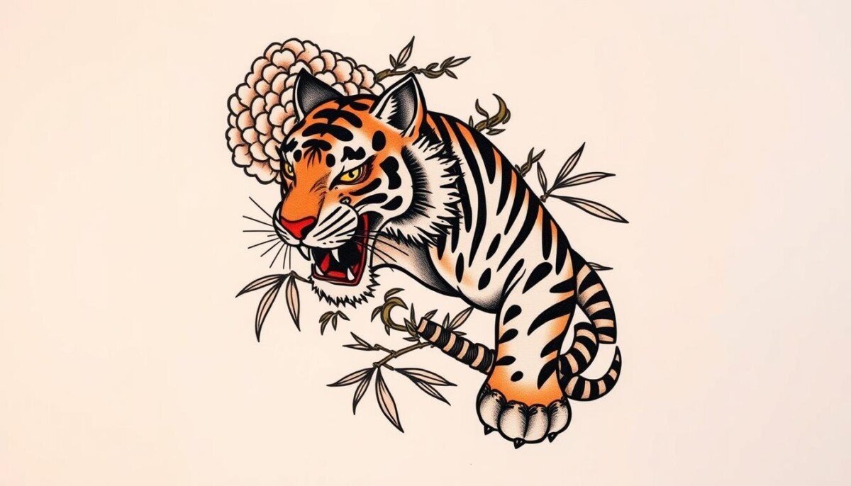 tatuagem do signo do tigre
