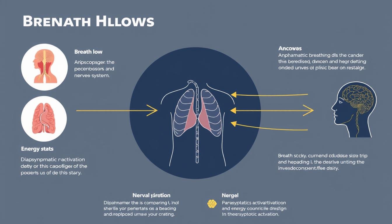 Visualização do fluxo respiratório e sua influência no sistema nervoso e estados mentais