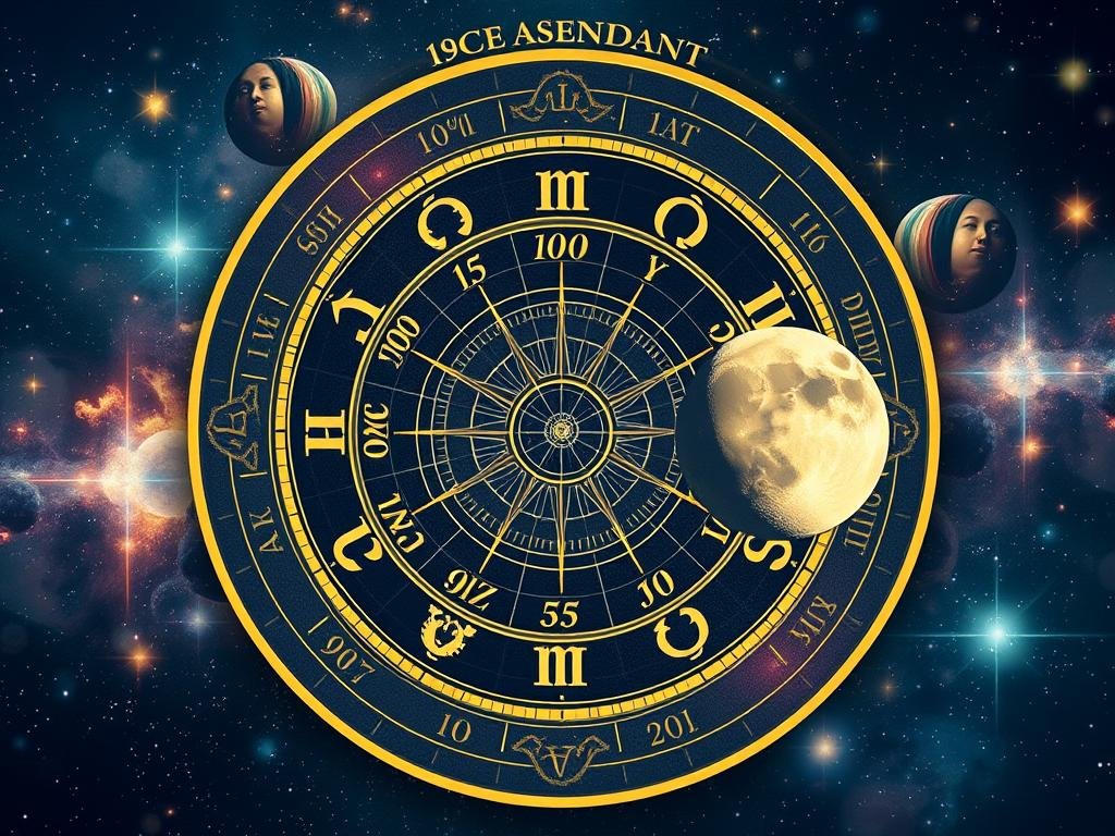 Guia de ascendente e lua para interpretação astrológica completa