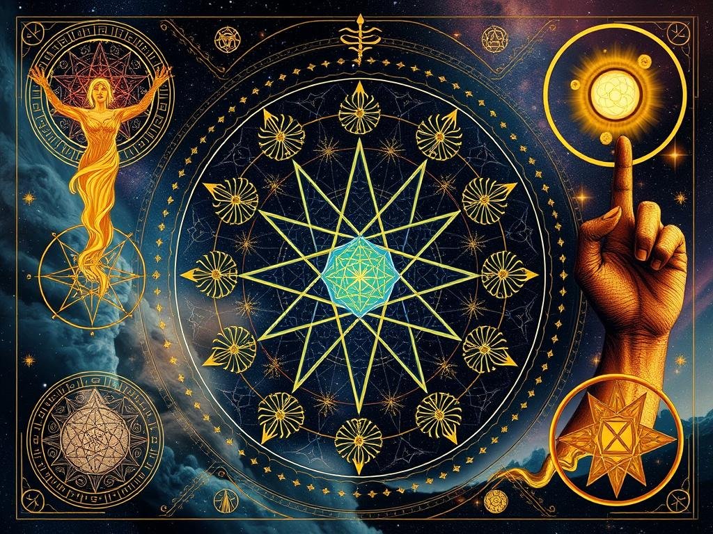 Símbolos e práticas de religiões esotéricas e novas tradições espirituais