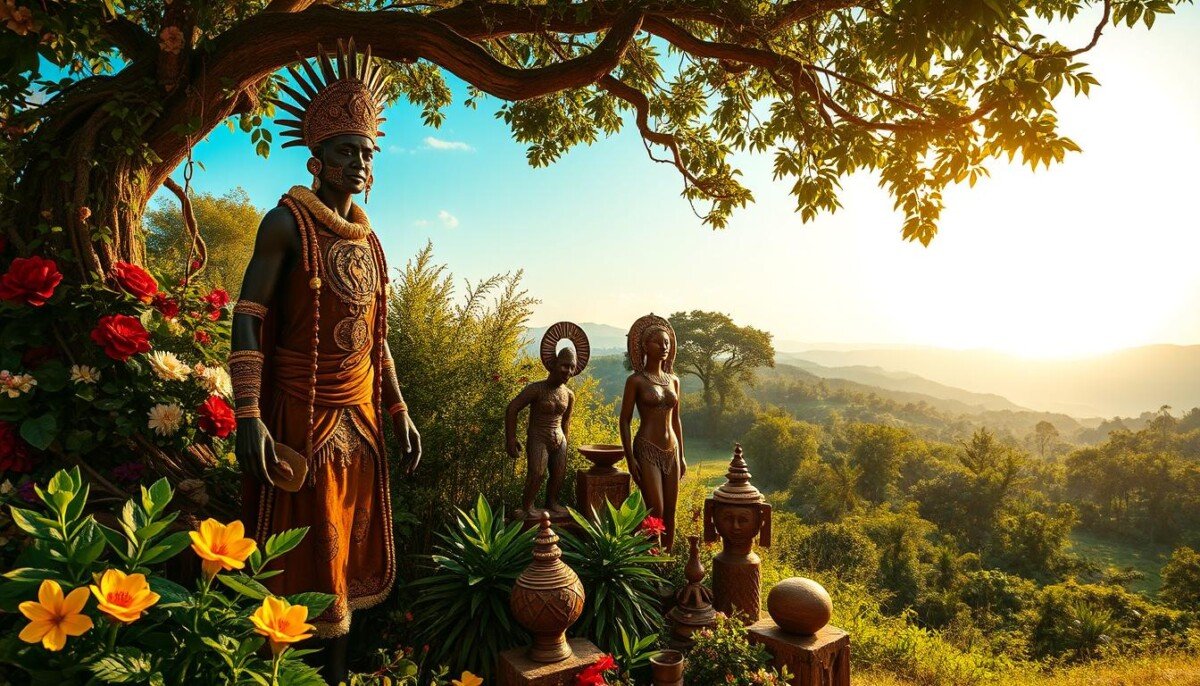 Orixá Onilé e suas representações na arte e cultura Orixá Onilé e suas representações na arte e cultura