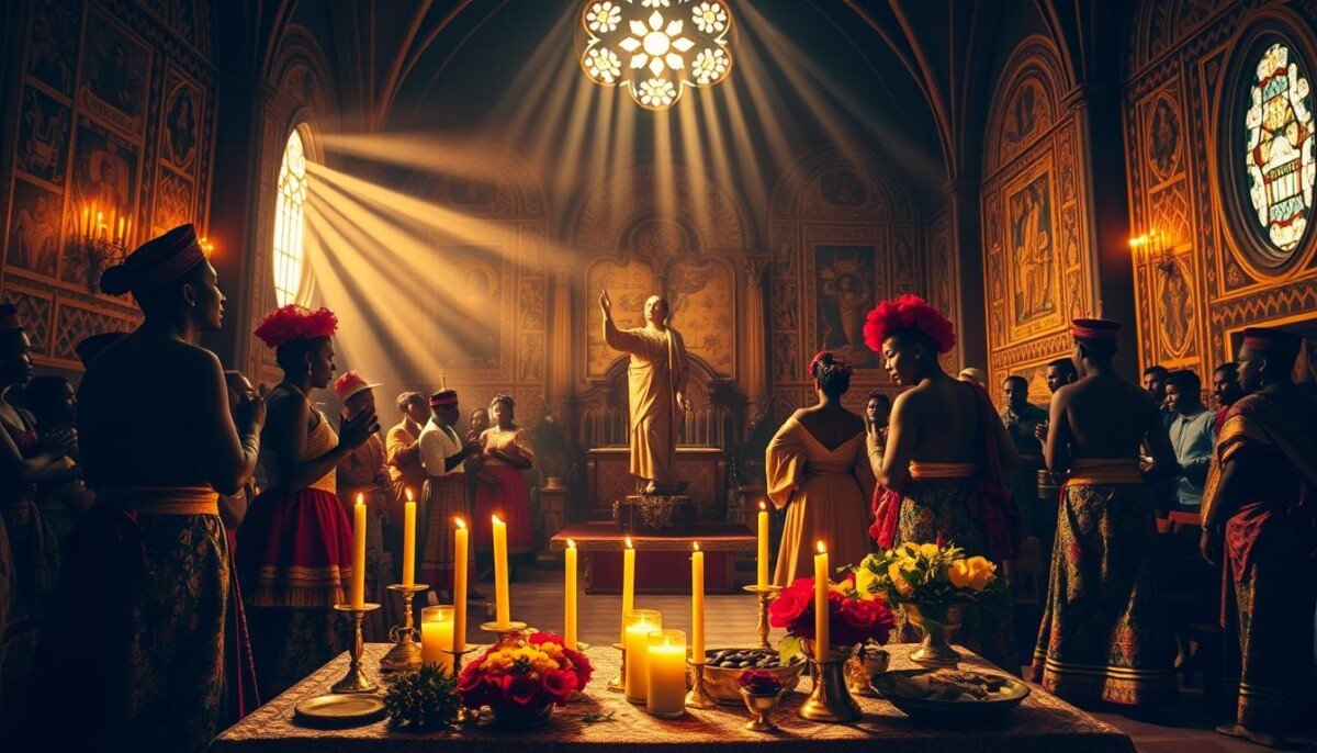 sincretismo religioso no Candomblé Xambá