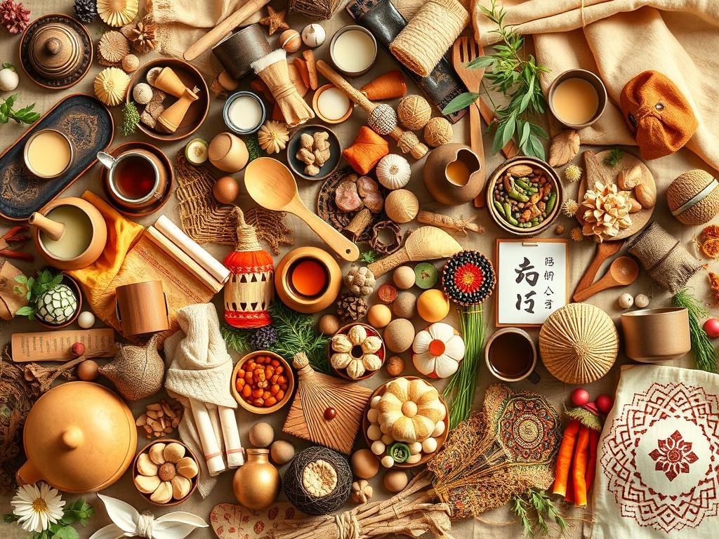 Elementos culturais diversos que inspiram o estilo consciente global