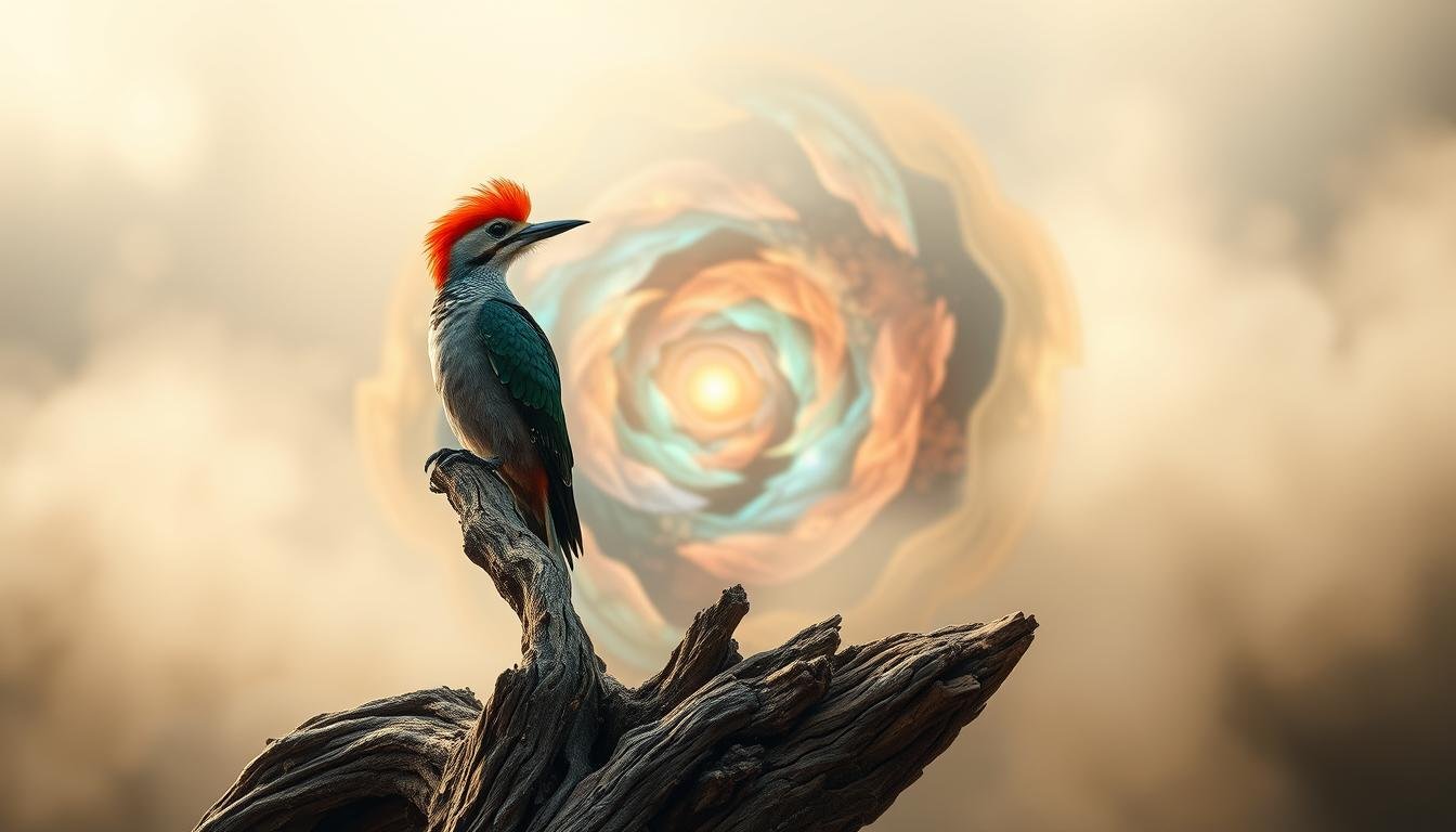 Pica pau significado espiritual: Quem está batendo à sua porta? Oportunidades ocultas.