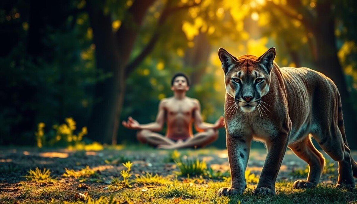 meditação com energia do puma