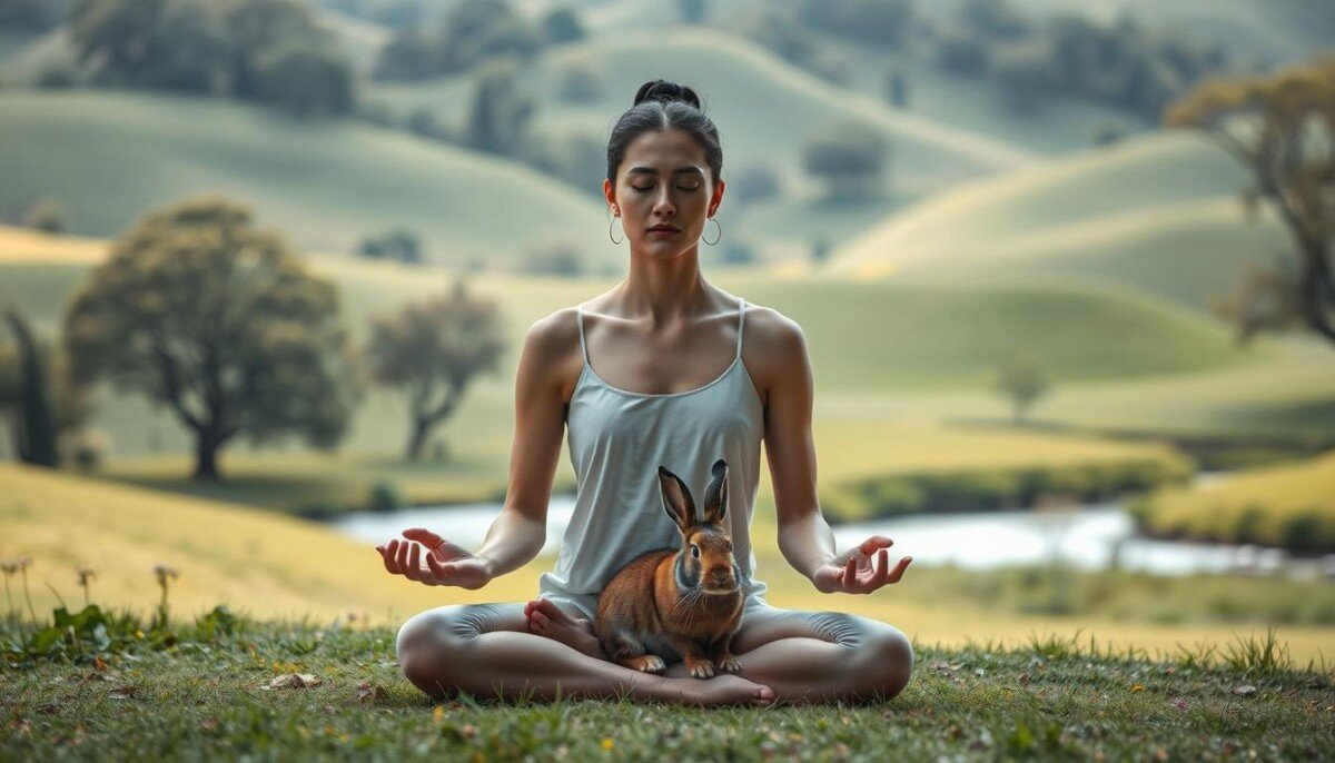 meditação com o coelho meditação com o coelho