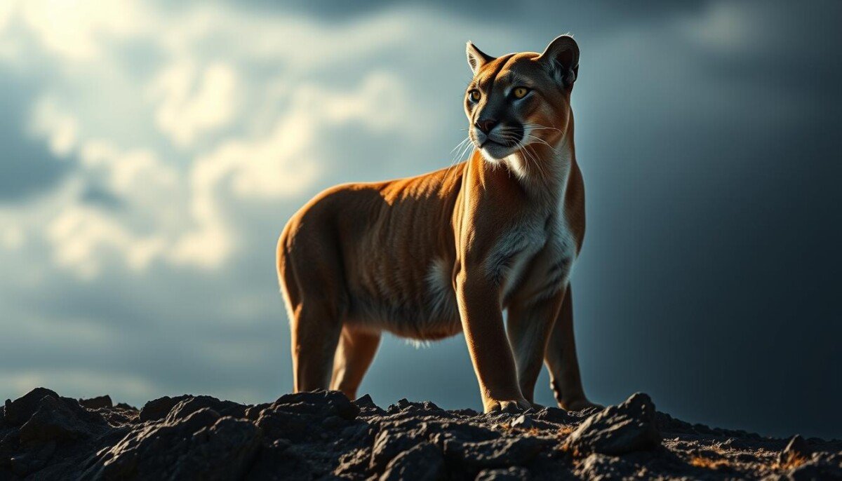 puma e coragem